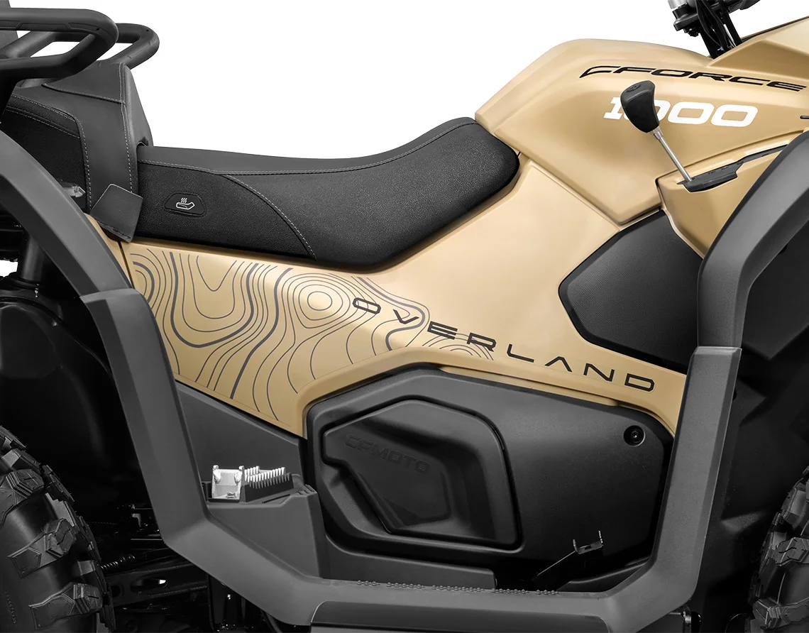CFMOTO CFORCE 1000 OVERLAND: fotografía oficial (detalle)