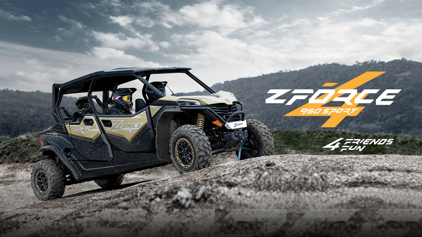 CFMOTO ZFORCE 950 - 4: fotografía oficial (en marcha)
