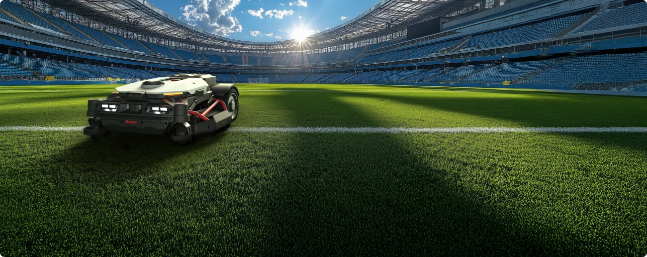 Kress MasterSeries RTKⁿ en un estadio de fútbol