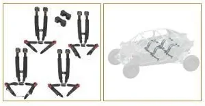 Kit arnes de seguridad 4 puntos