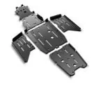Conjunto de placa protectora de plástico
