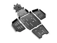 Conjunto de placa protectora de plástico