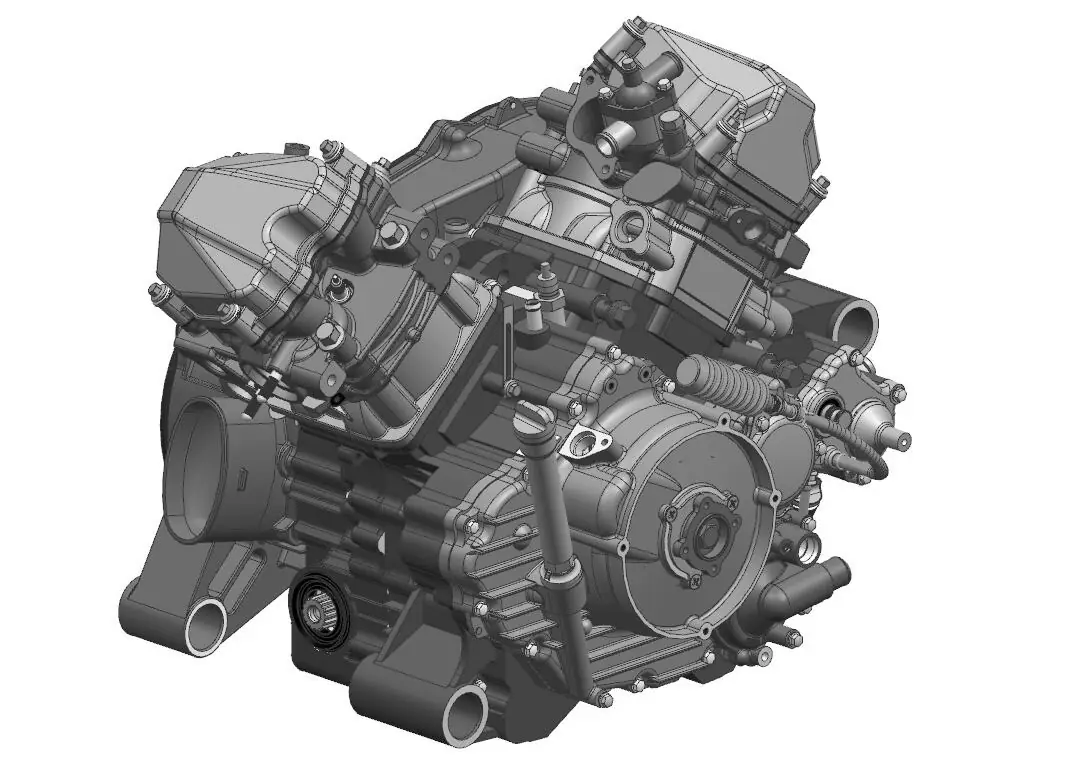 Dibujo del despiece: Bloque motor