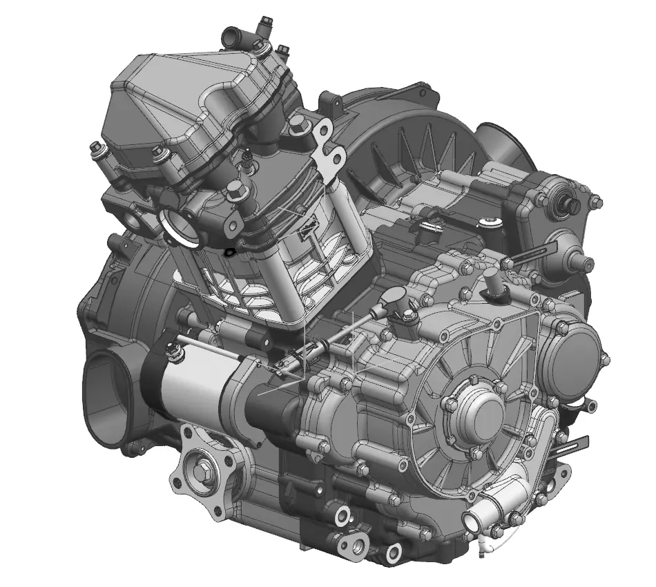 Dibujo del despiece: Motor 191S-A