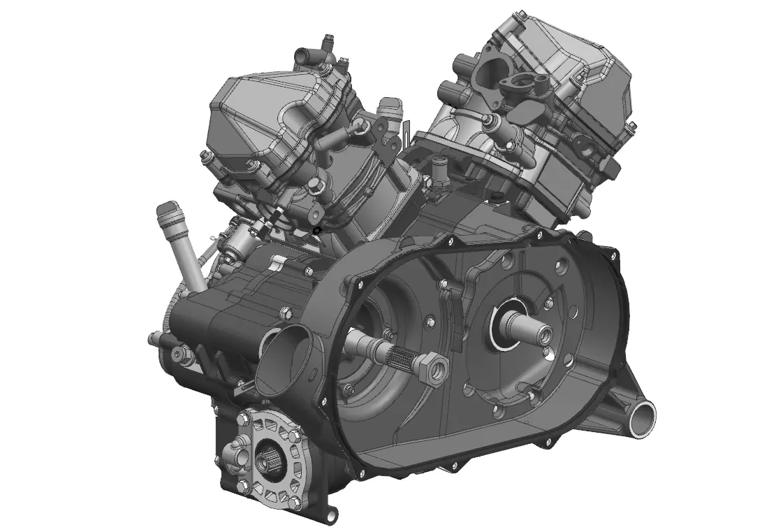 Dibujo del despiece: Bloque motor