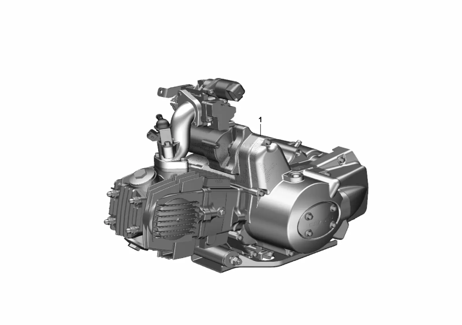 Dibujo del despiece: Motor 1P52YH-2
