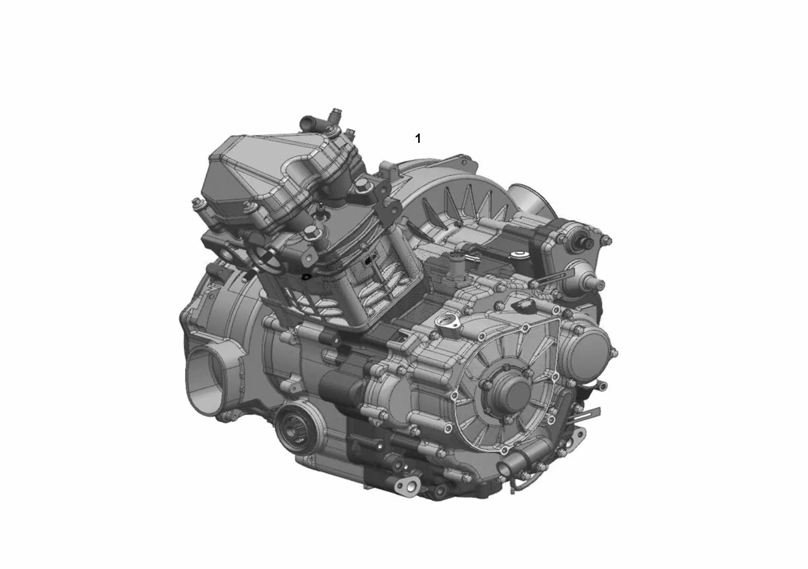 Dibujo del despiece: Motor 191Q
